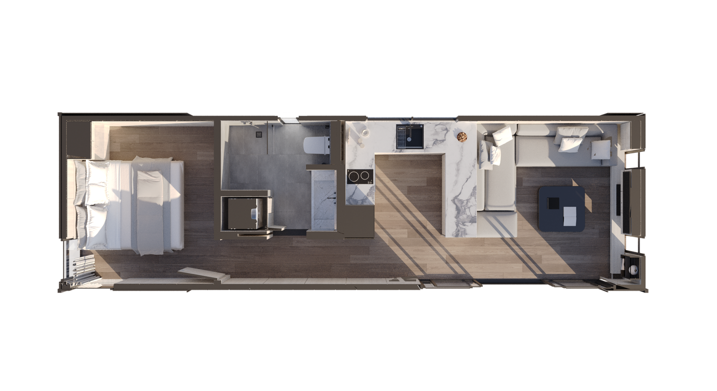 Echo V4 - 1 Bed, 1 Bath - 40SQM